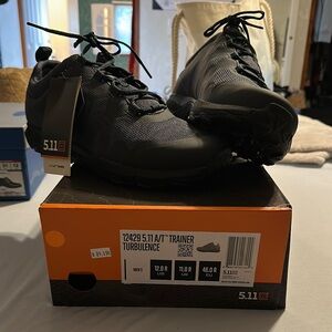 5.11 Tactical Black Athletic Shoes Rugged Design